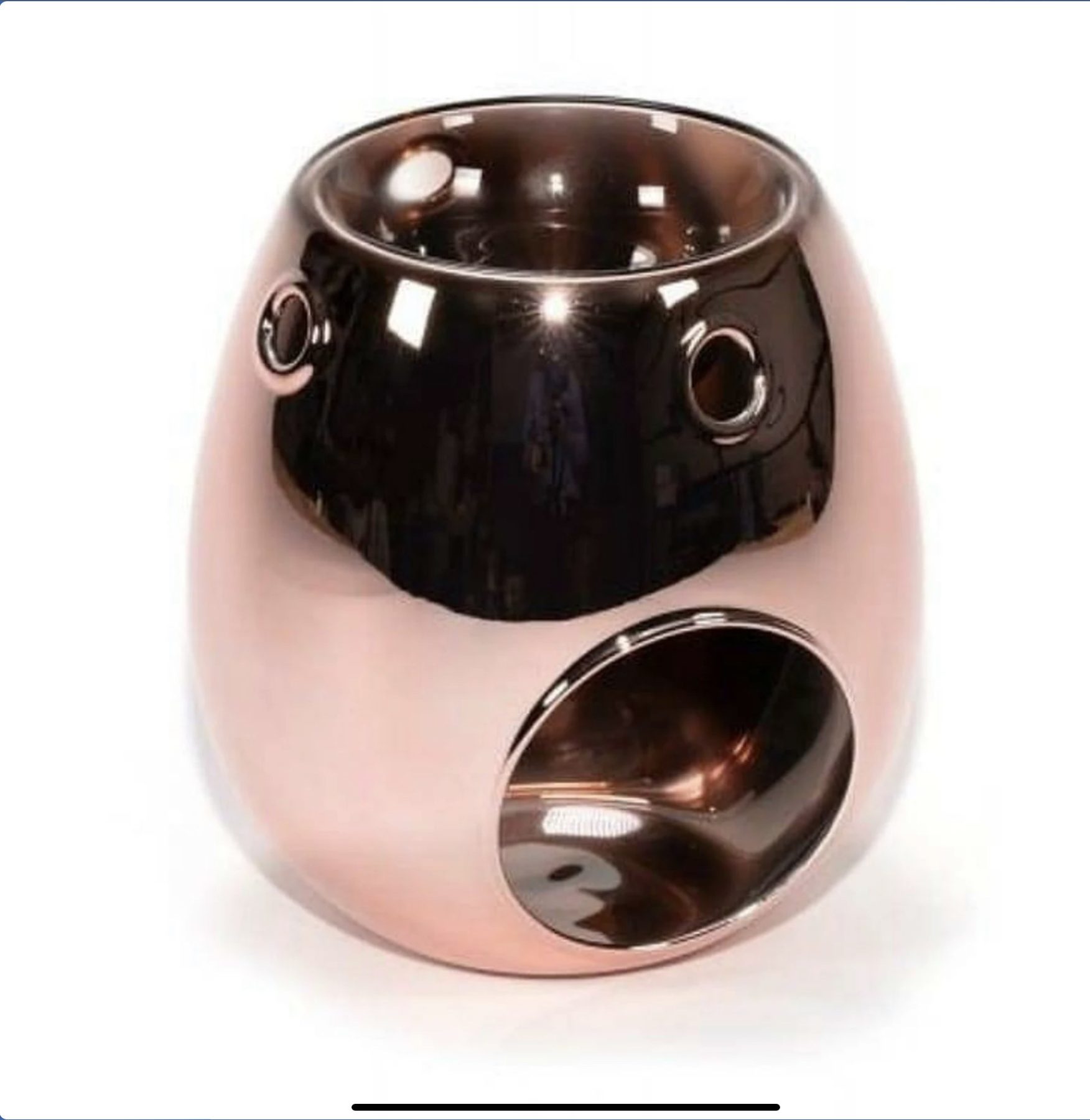 Rose Gold Wax Warmer Dazzle Diamonds Specialist Handcrafted Candles