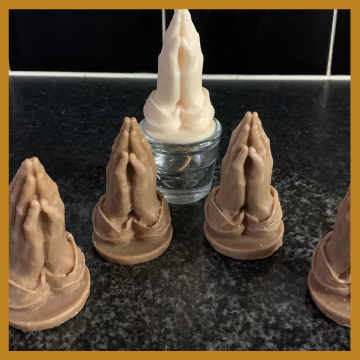 Preying Hands Candles