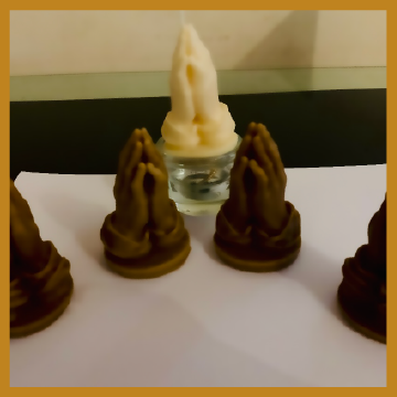 Preying Hands Candles